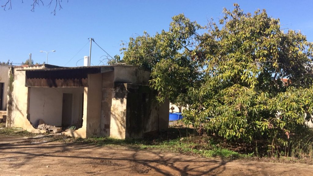 שטח עם בית ישן